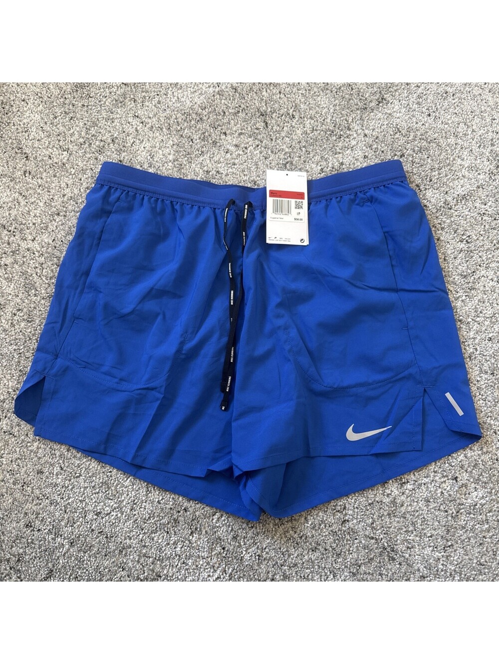 Nike Flex Stride Dri-Fit 5" Brief Lined Shorts Men's Size Large CJ5453-480 Blue
